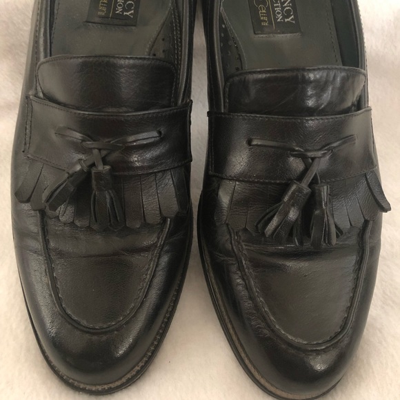 Vintage Angelo Cellini Tasseled Leather Dress Loafers main image 7